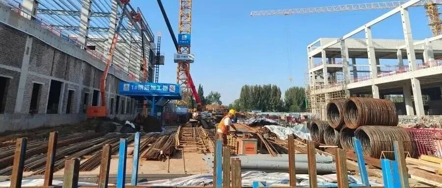 节日我在岗|假期不停工!新发地农产品冷链集配(长子)交易中心一期加速推进